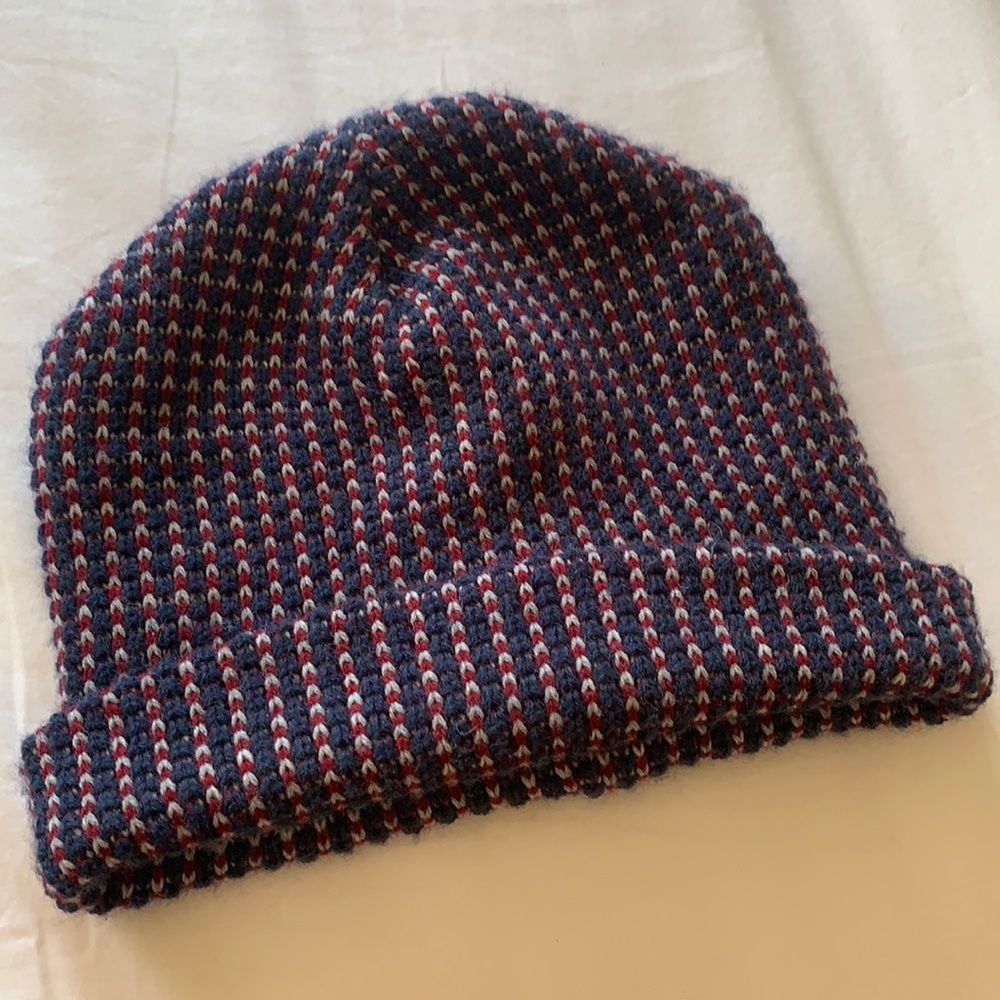 H&M h&m blue multicolored beanie